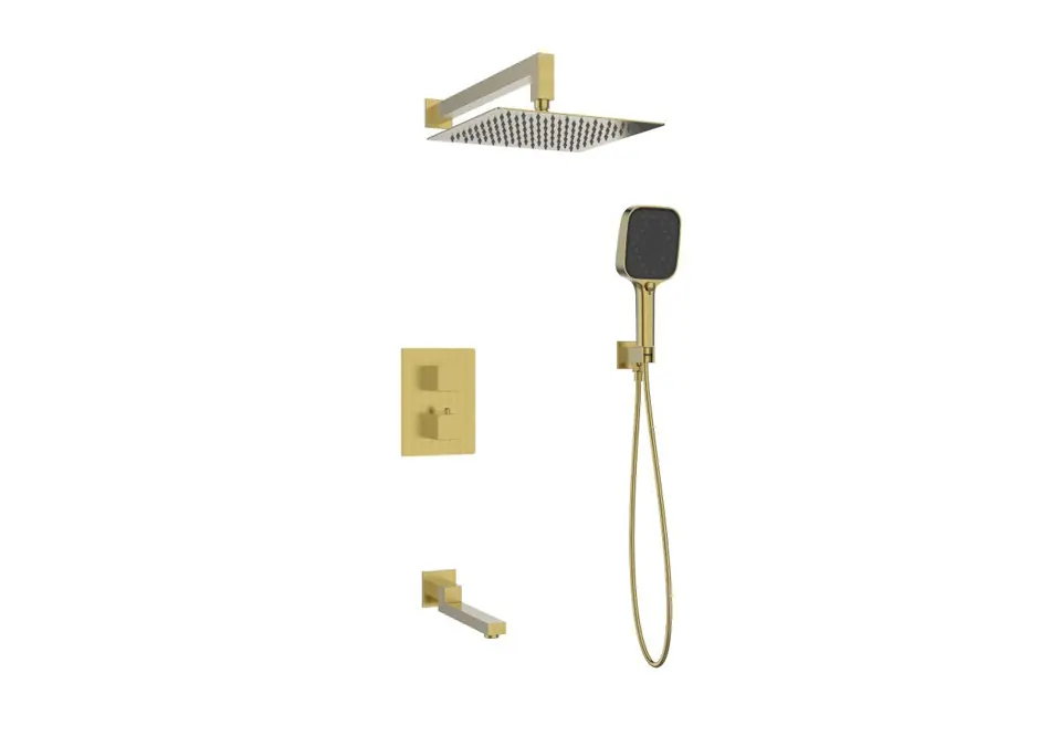 SMISITEL VNUTRENNIY DUSH TERMOSTAT KVADRAT BRONZA WA108-1B