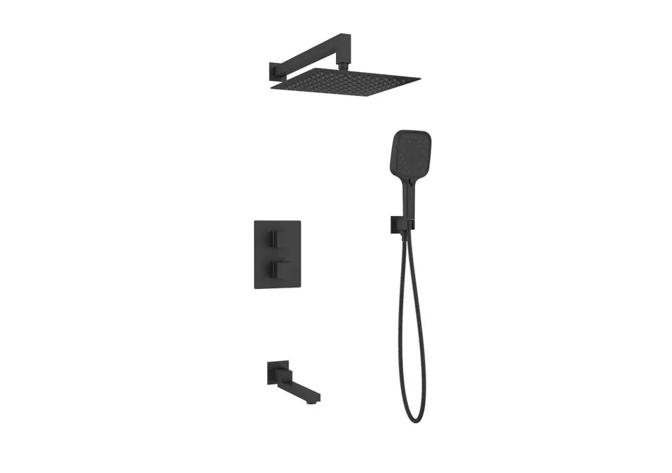 SMISITEL VNUTRENNIY DUSH TERMOSTAT KVADRAT QORA WA108-1B